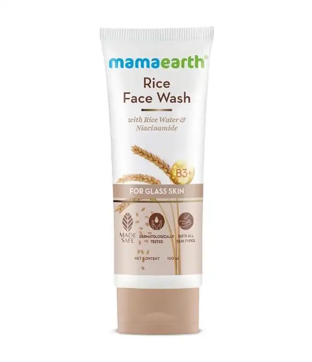 Mamaearth Rice Face Wash with Rice Water & Niacinamide